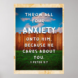 Poster 1 peter 5:7