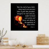 Poster 1 Pierre 1:7 (Cuisine)