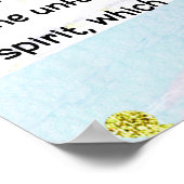 Poster 1 Pierre 3:3-4 Beauté intérieure Bible Verse Paste (Coin)