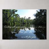 Poster 1 Pierre 5:7 Jetant sur Lui tous vos soucis... (Devant)