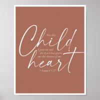 1 Samuel 1:27 Arrière - plan de rouille en argile 