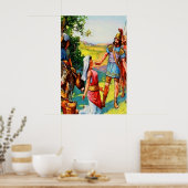 Poster 1 Samuel 25 Abigail demande l'affiche du pardon (Cuisine)