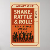 Poster 1, Shake, Rattle and Roll, (Voorkant)