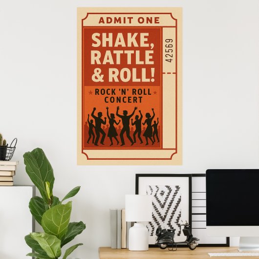 Poster 1, Shake, Rattle et Roll, (Bureau à domicile)