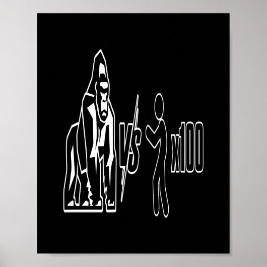 Poster 1 Silverback Gorilla vs 100 Humans_3 (Devant)