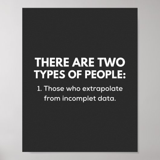 Poster 1. Those who extrpolate from incomplet data (Devant)