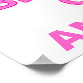 Poster 1er anniversaire Fille Cupcake Design (Coin)