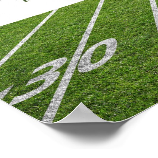 Poster 1er anniversaire Jalon Football | Première année e (Coin)