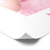 Poster 1er anniversaire photo personnalisée Se connecter  (Coin)