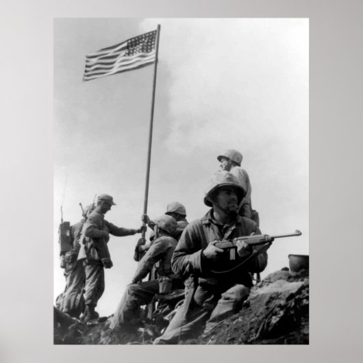 Poster 1Er Drapeau Sur Iwo Jima (Devant)