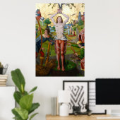 Poster 1er Martyre de Saint-Sébastien (M 013) (Bureau à domicile)