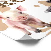 Poster 1er Rodeo Birthday Boy Western (Coin)