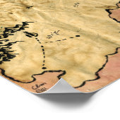 Poster 1ère carte du royaume oublié (Coin)