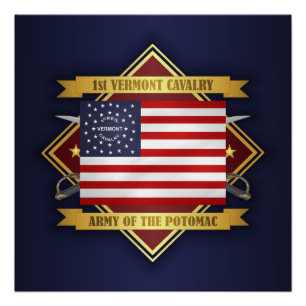 Poster 1ère cavalerie du Vermont