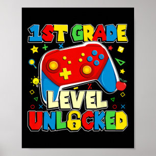 Poster 1ère Classe Déverrouillé Garçons De Jeu Drôle Garç