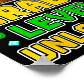 Poster 1ère classe Jeu vidéo déverrouillé Pixel Ck To S (Coin)