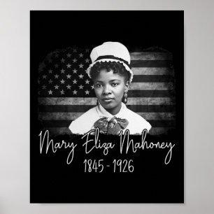Poster 1ère infirmière afro-américaine Mois de l'histoire