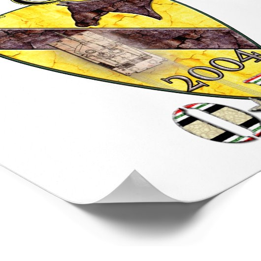 Poster 1re division de cavalerie 2004 OIF (Coin)