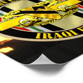 Poster 1re division de cavalerie VÉTÉRAN OIF (Coin)