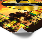 Poster 1re division de cavalerie Viêt Nam Vétéran (Coin)