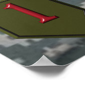 Poster 1re Division d'infanterie Irak Vétérinaire de comb (Coin)