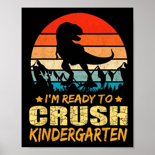 Poster 1st Day of Kindergarten (Devant)