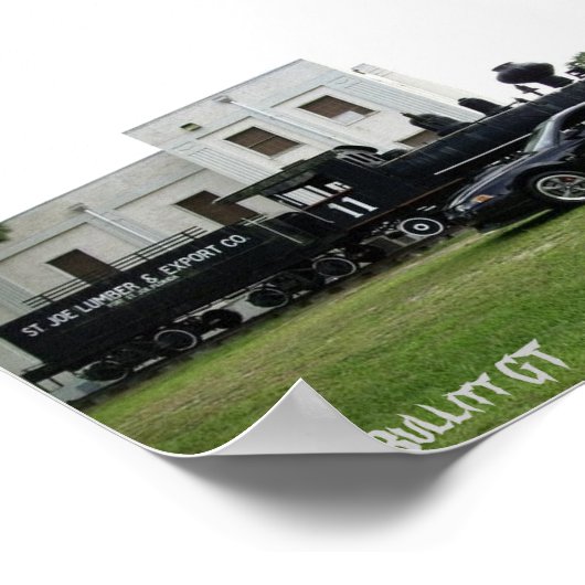 Poster 2001 Bullitt Mustang (Coin)