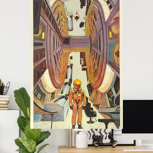 Poster 2001 Odyssée spatiale (Bureau à domicile)