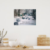 POSTER 2010, AFFICHAGE DE NEIGE DANS LA FORTYNINE ETATS (Cuisine)