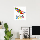 Poster 2010 : Luge (Bureau à domicile)