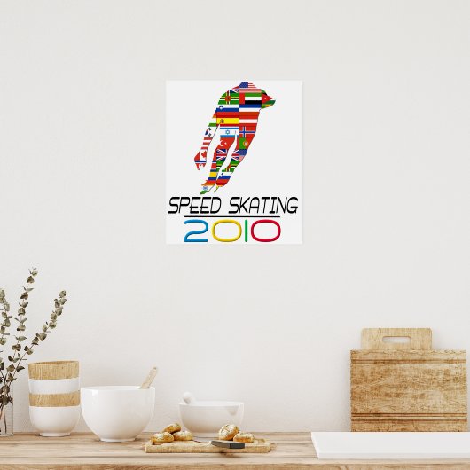 Poster 2010 : Patinage de vitesse (Cuisine)