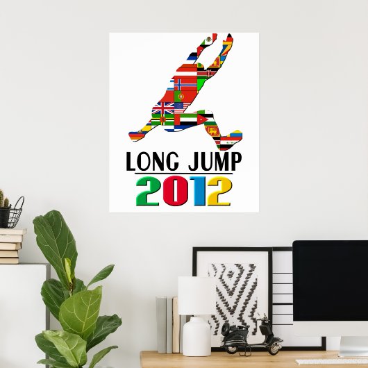 Poster 2012 : Long saut (Bureau à domicile)