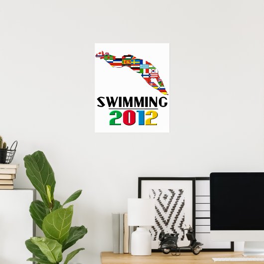 Poster 2012 : Natation (Bureau à domicile)