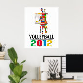Poster 2012 : Volley-ball (Bureau à domicile)