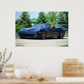 Poster 2013 60e anniversaire C6 Corvette 427 convertible (Cuisine)