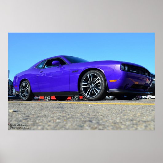 Poster 2013 Dodge Challenger SRT8 392 (Devant)