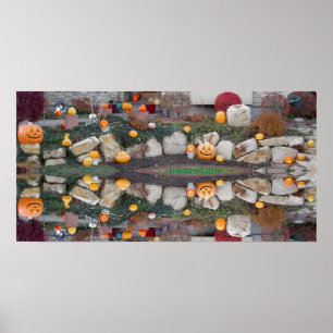 Poster 2013 Jack-o-Lanterns 24x12 Reflection Print