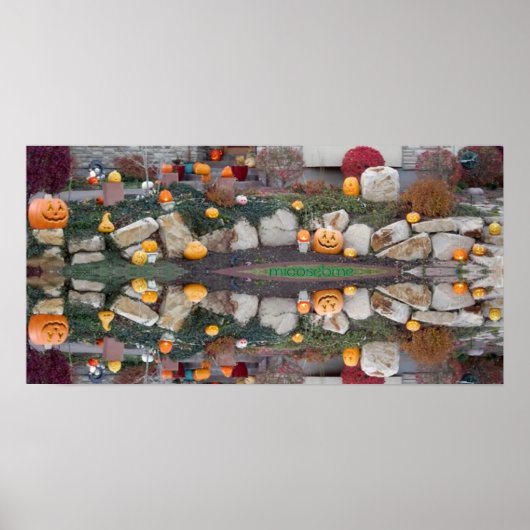 Poster 2013 Jack-o-Lanterns 24x12 Reflection Print (Devant)