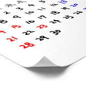 POSTER 2014年カレンダー 日本版 (Coin)