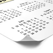 Poster 2014 Calendrier Gestion de projet (Coin)