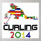 Poster 2014 : Curling (Devant)