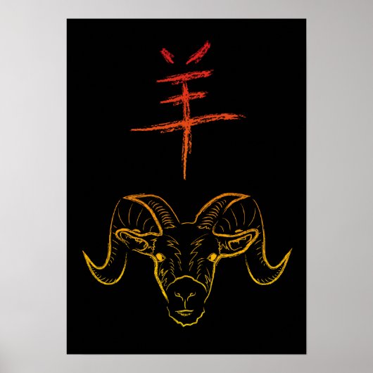 Poster 2015 year of the ram (Devant)