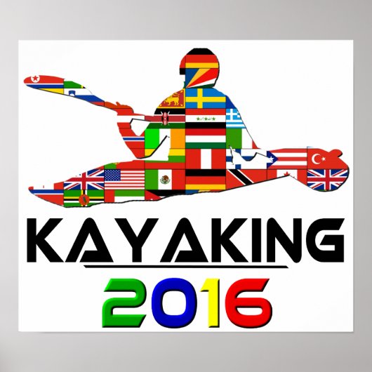 Poster 2016 : Kayaking (Devant)