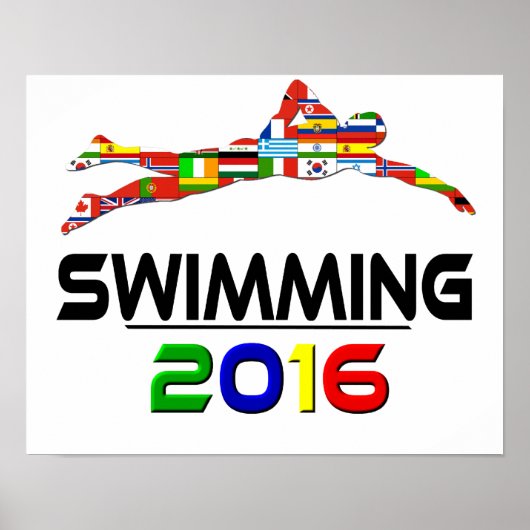 Poster 2016 : Natation (Devant)