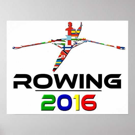 Poster 2016: rowing (Devant)