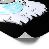 Poster 2020 Santa With Face Mask Black African American C (Coin)