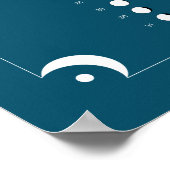 Poster 2021 - Calendrier Lune bleu (Coin)