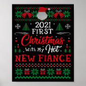 Poster 2021 First Christmas With My Hot New Fiance Xmas H (Devant)
