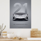 Poster 2021 Lamborghini Sián FKP 37 (Cuisine)