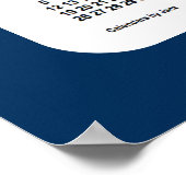 Poster 2023-2024 Boîte de police Calendrier de l'école bl (Coin)